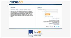 Desktop Screenshot of kpi.actpoint.com