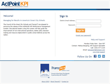 Tablet Screenshot of kpi.actpoint.com